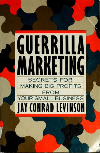 Cover of 1984 Guerilla marketing book by Jay Conrad Levinson